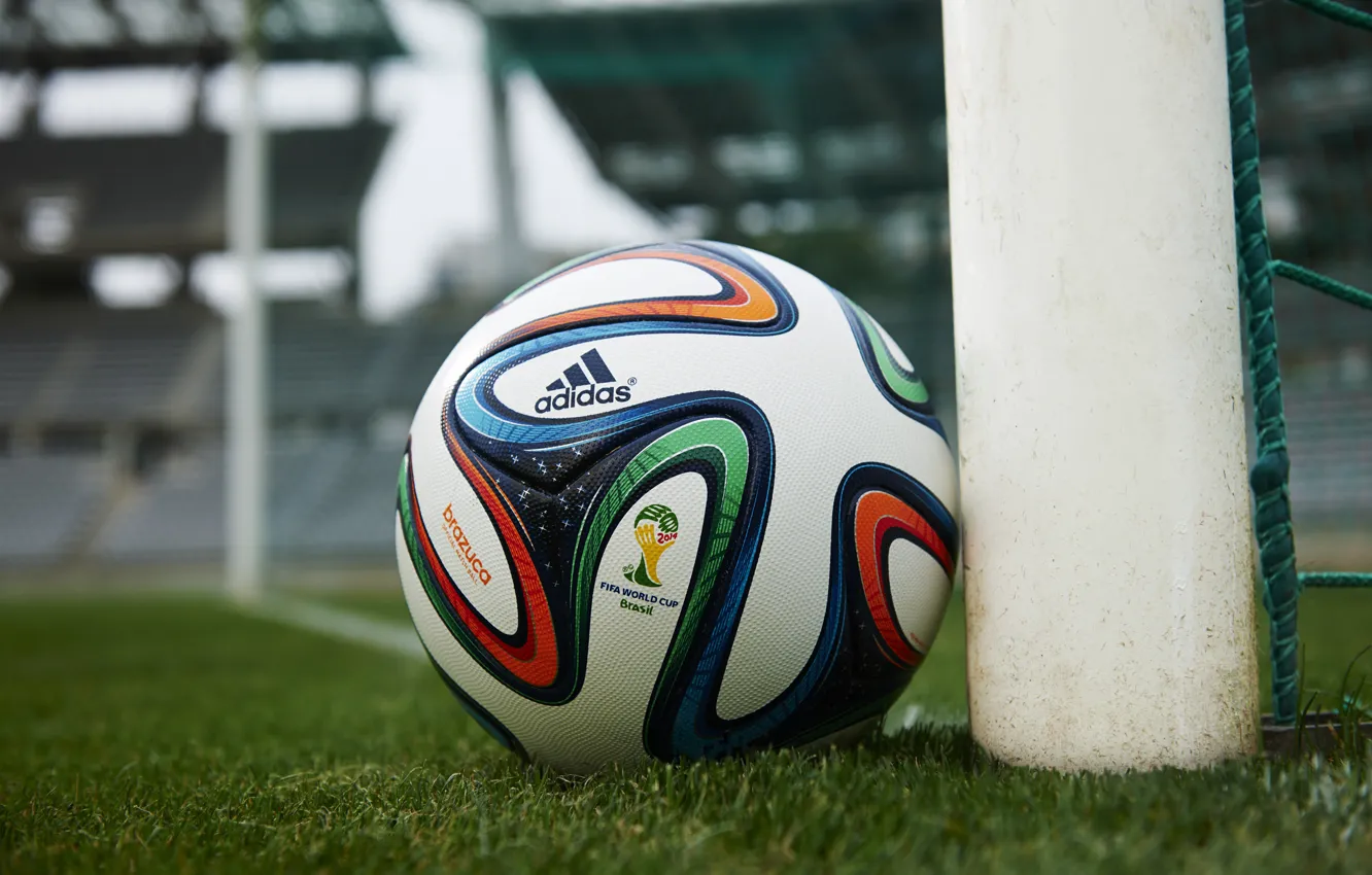 Фото обои Мяч, Спорт, Футбол, Бразилия, Ball, Football, Стадион, Stadium