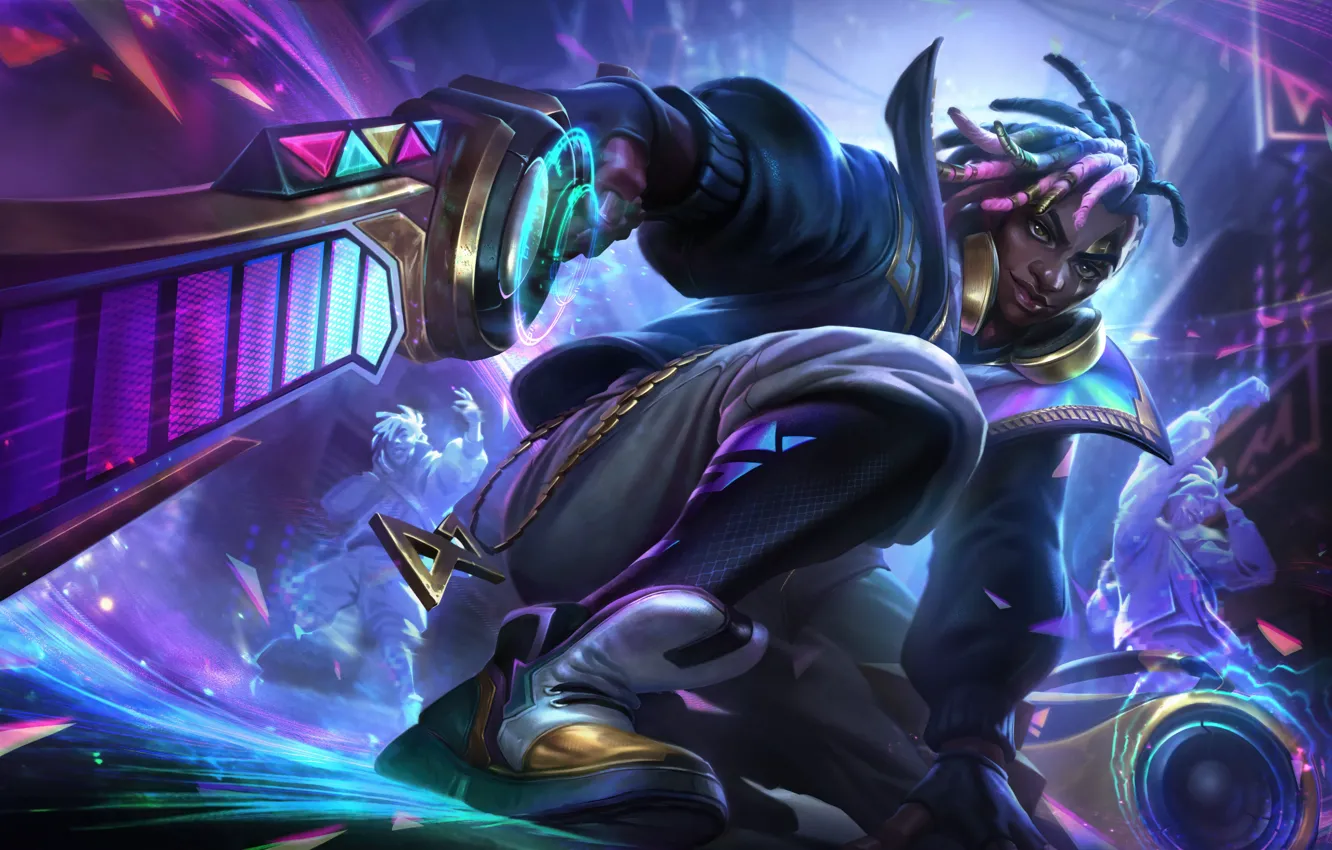 Фото обои game, character, дреды, персонаж, League of Legends, LOL, Лига Легенд, ЛОЛ