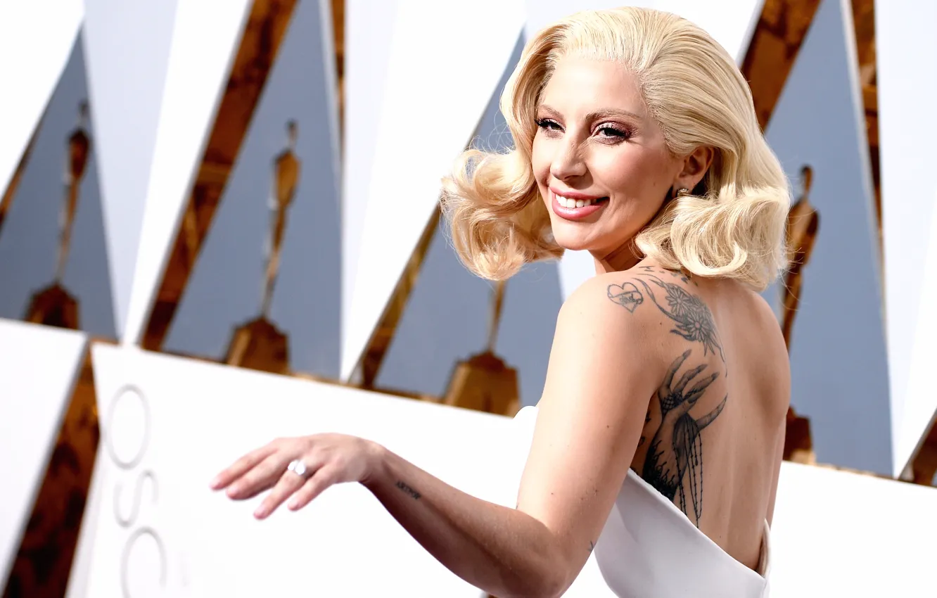 Фото обои Леди Гага, Arrivals, 88th Annual Academy Awards