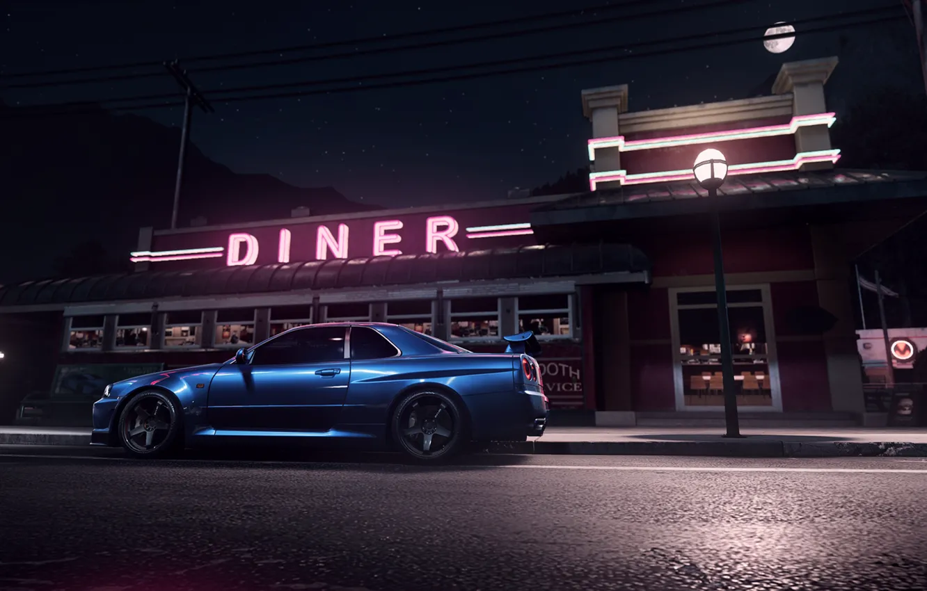 Фото обои nissan, nissan skyline, r34, nissan skyline gtr r34