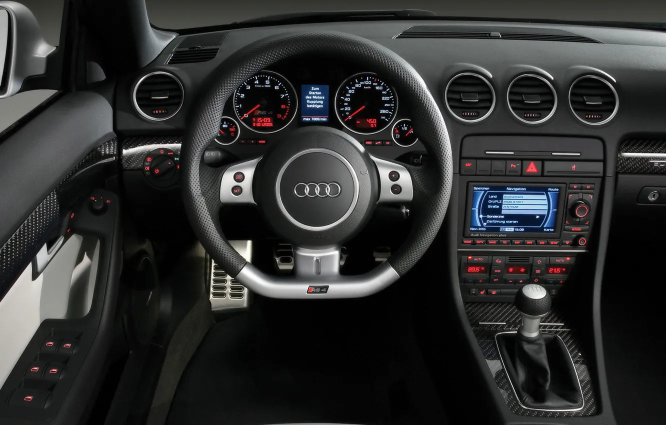 Фото обои Audi, бар, салон, RS 4