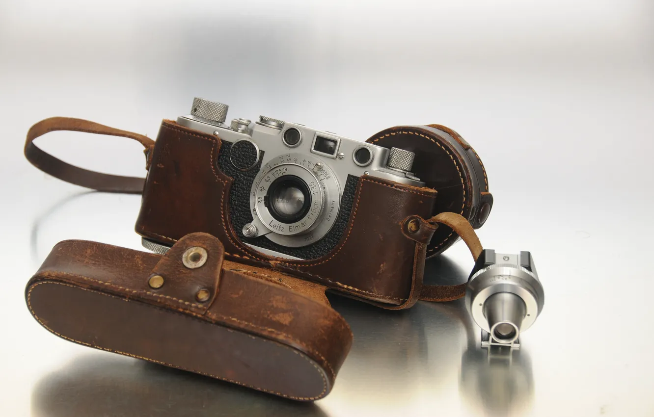 Фото обои макро, фон, камера, Leica IIf