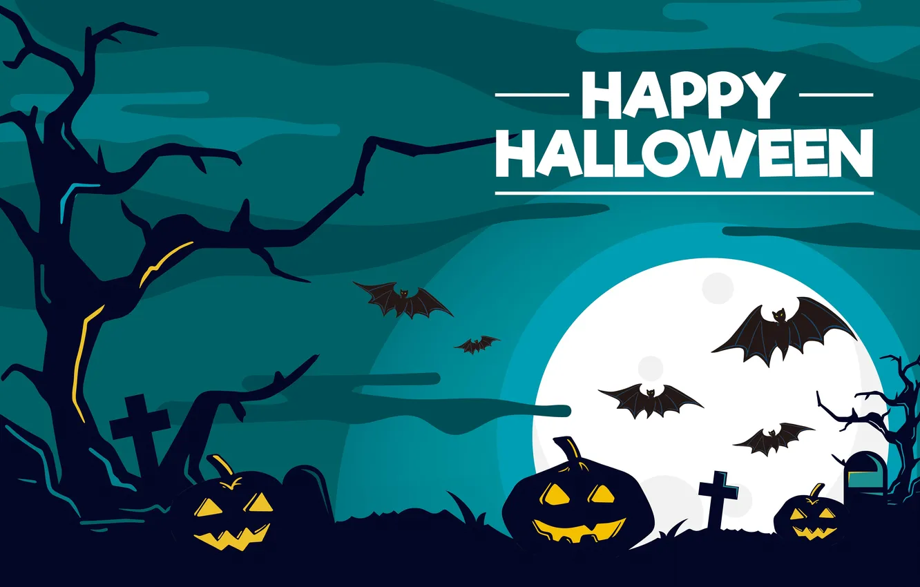 Фото обои Halloween, Хэллоуин, 2024, 2024 год, Wilderness Night Pumpkin Lantern, Ночь дикой природы, Тыквенный фонарь