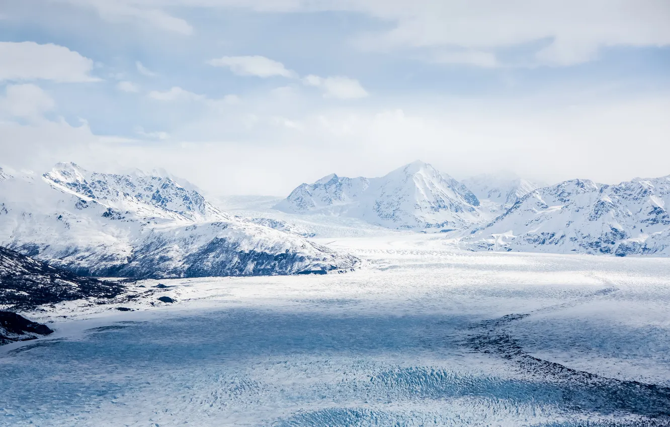 Фото обои beautiful, alaska, america, alps, alpine, alaska glacier, alaska mountains