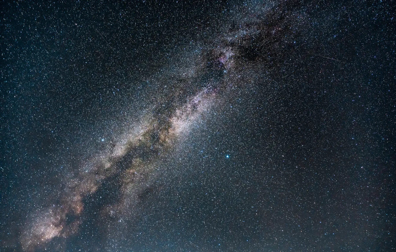 Фото обои космос, звезды, ночь, млечный путь