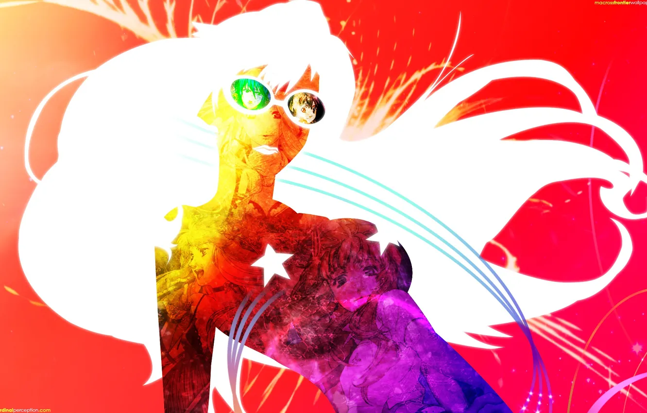 Фото обои девушка, стиль, аниме, арт, Macross Frontier, saotome alto, Ranka Lee, Sheryl Nome