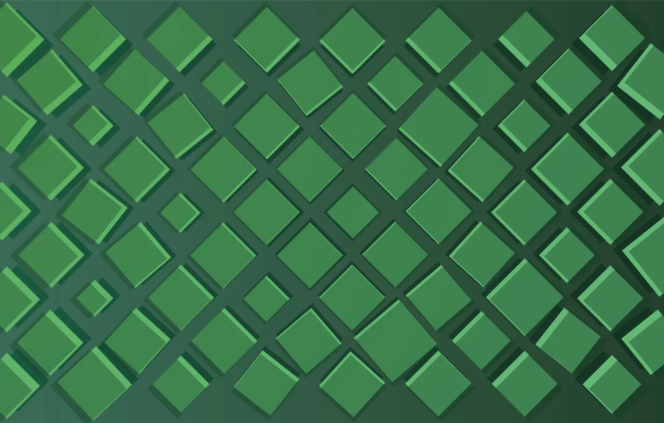 Фото обои green, square, background, shades