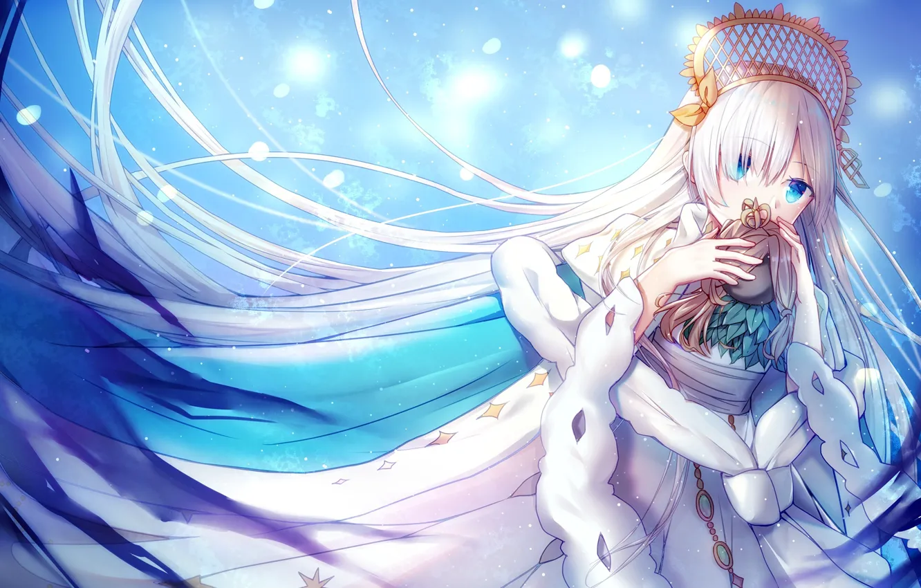 Фото обои девушка, Fate / Grand Order, Судьба Ночь схватки, ice (ice)