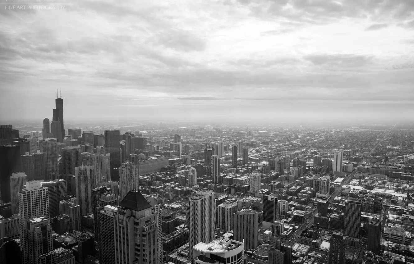 Фото обои city, здания, высота, небоскребы, USA, америка, чикаго, Chicago