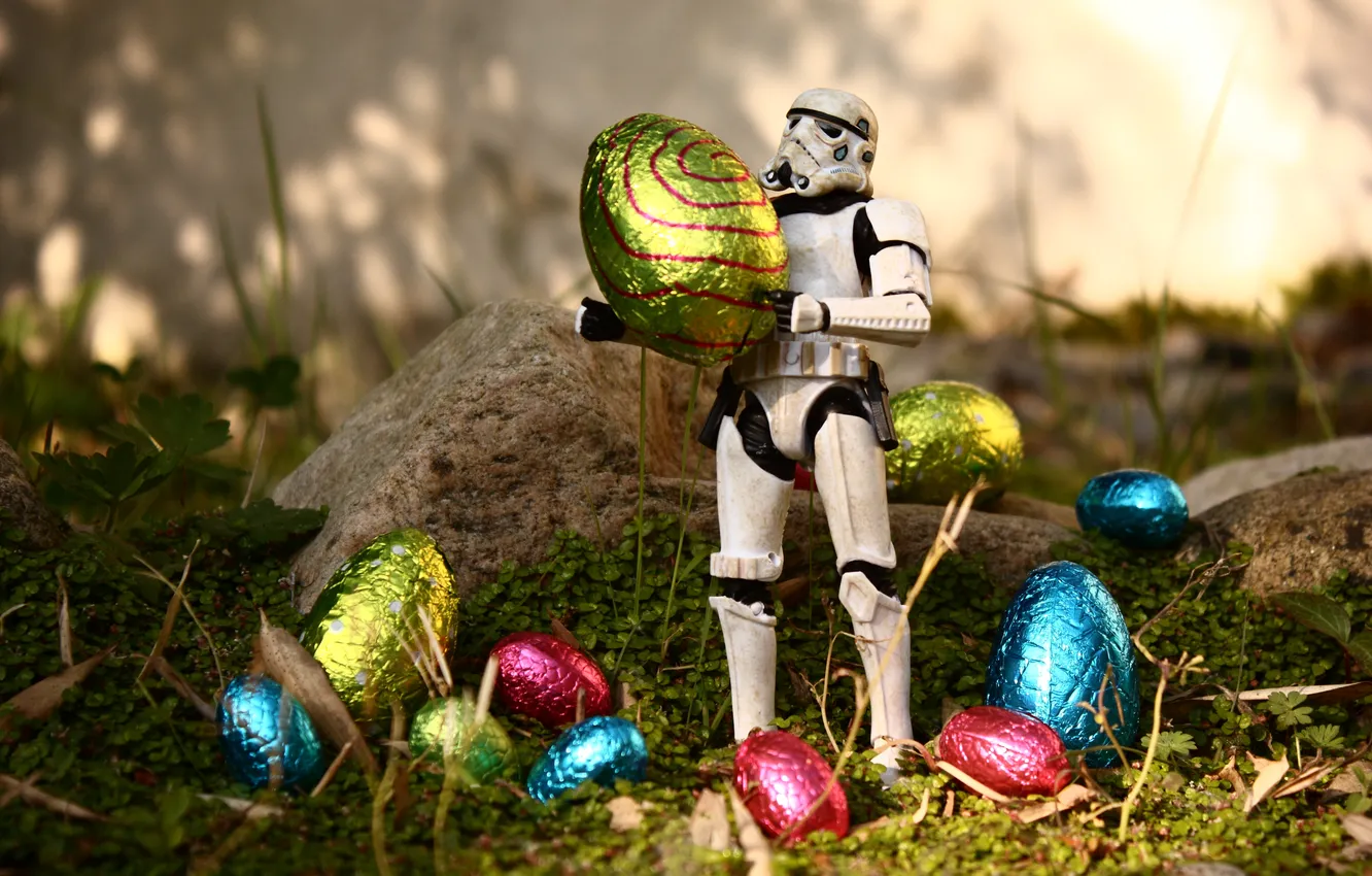 Фото обои яйца, Star Wars, Пасха
