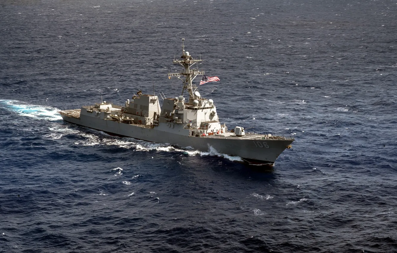 Фото обои море, оружие, guided-missile destroyer, USS Stockdale (DDG 106), The Arleigh Burke-class