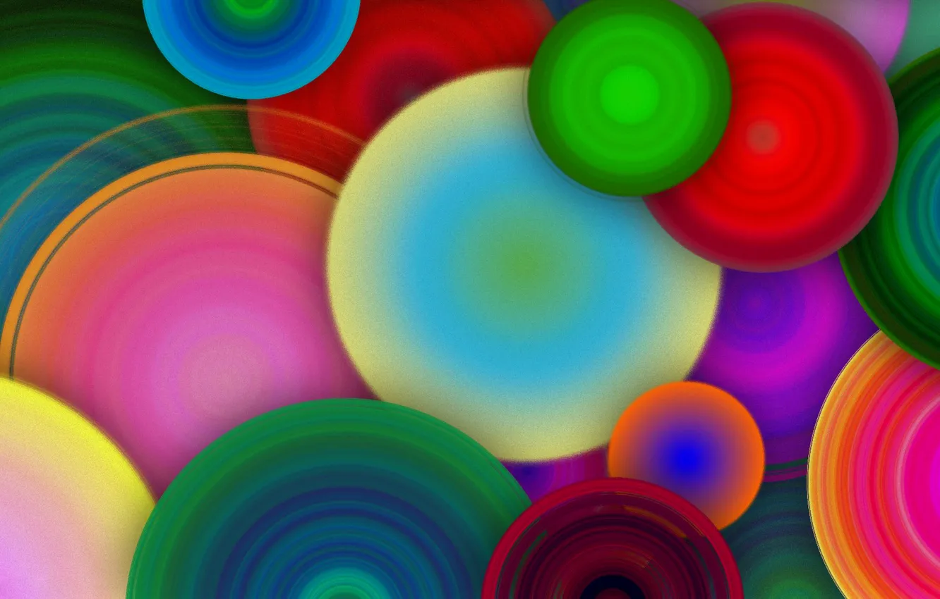Фото обои цвет, круг, радуга, текстура, кольцо