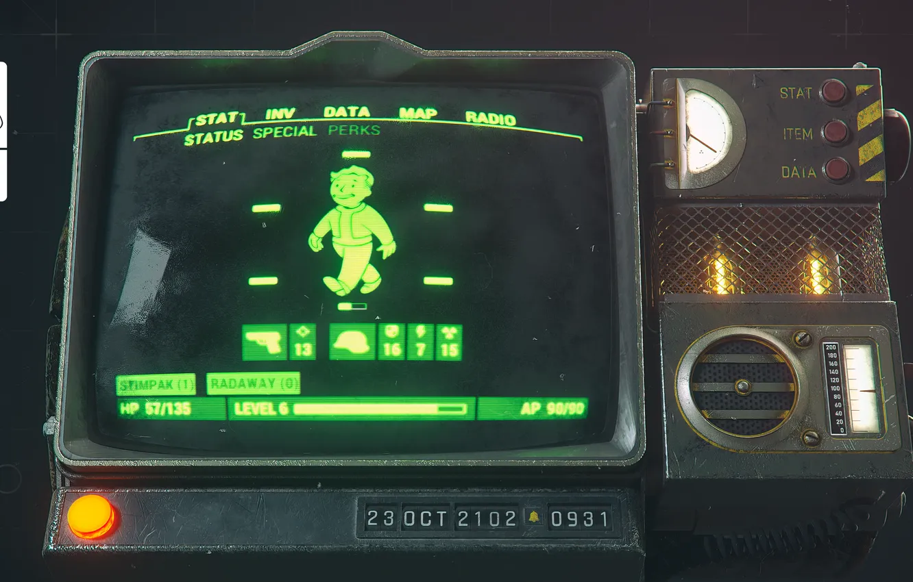 Фото обои игра, сериал, Fallout, PIP-BOY 2000 MK VI
