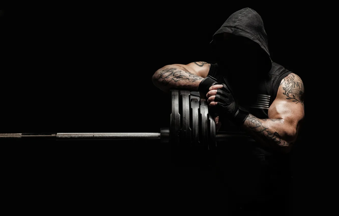 Фото обои cross, chest, coach, brutal, bodybuilding, caucasian, competitor