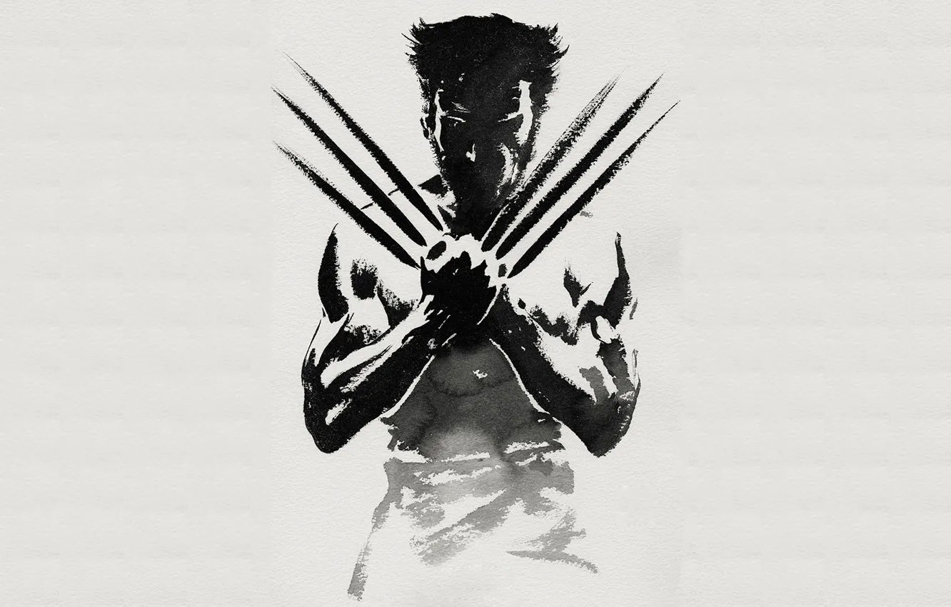 Фото обои wolverine, pose, claws