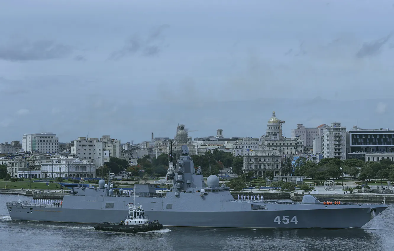 Фото обои кубы, фрегат, Гавана, Визит