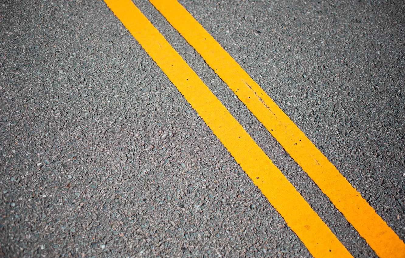Фото обои road, line, yellow, pavement