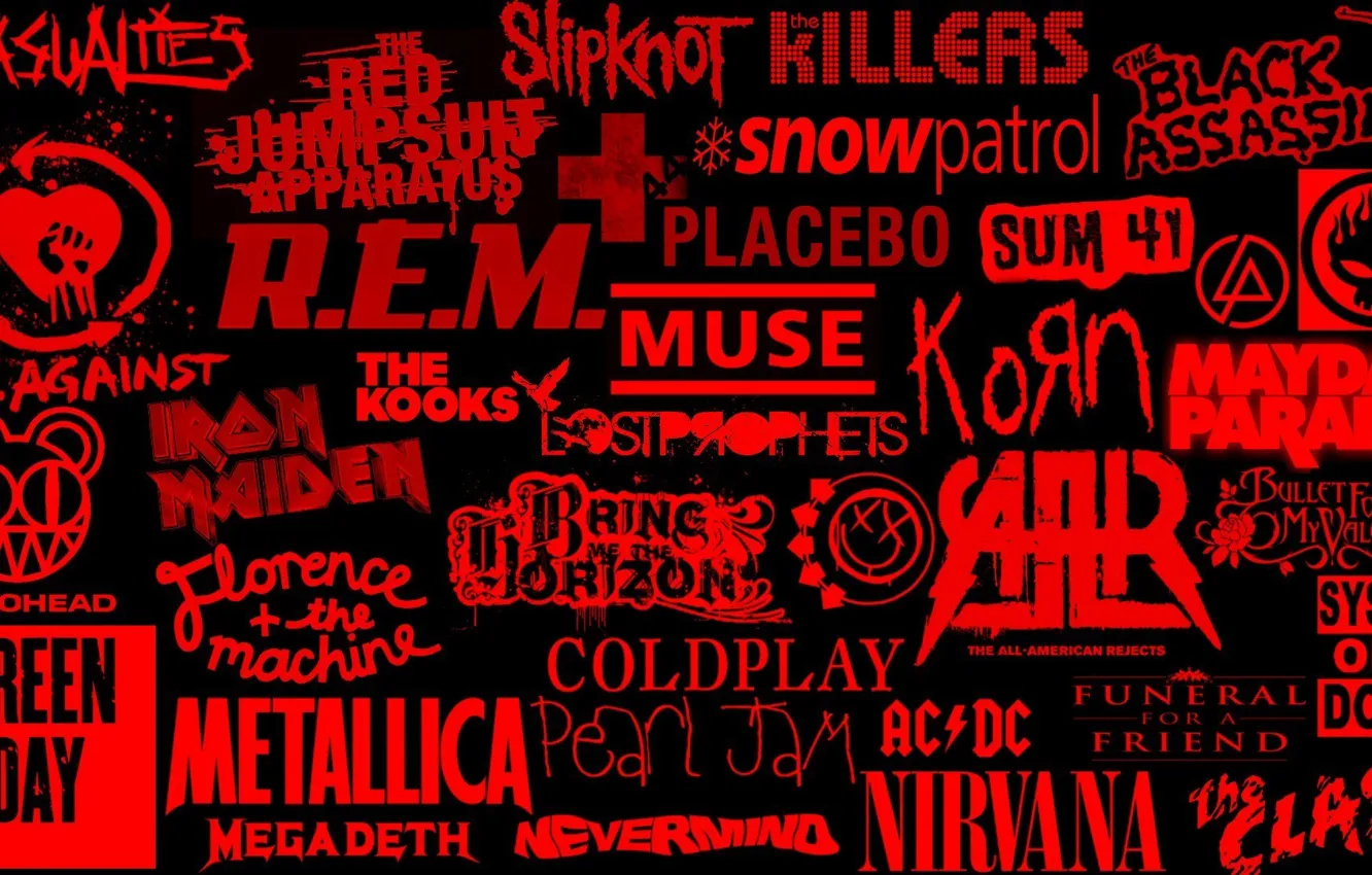 Фото обои рок, группы, логотипы, rock music