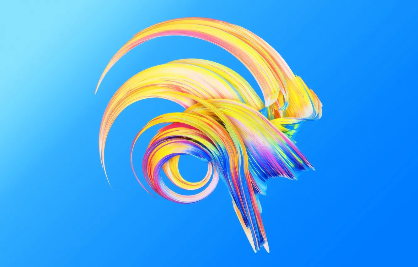 Фото обои фон, узор, краски, рисунок, объем