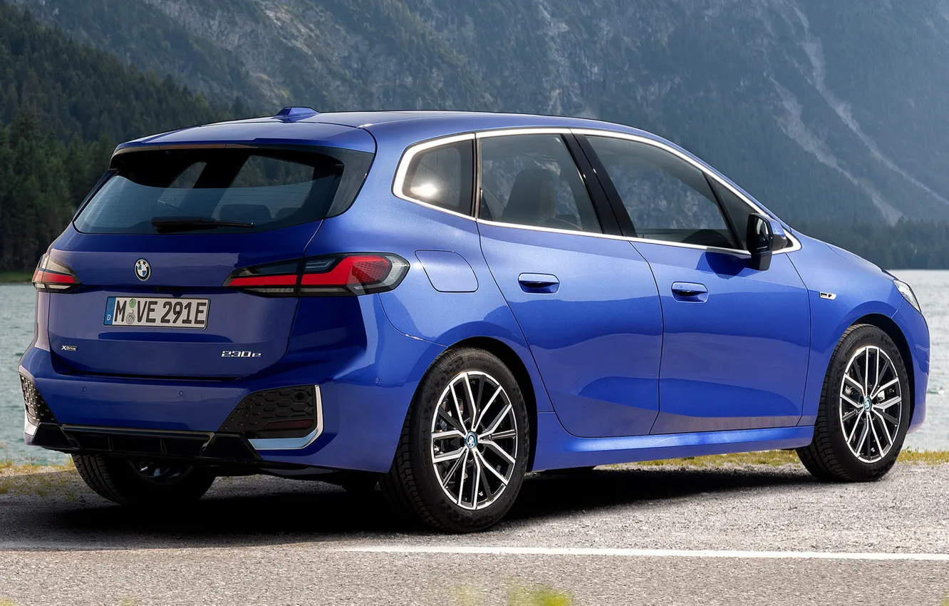 Фото обои горы, водоем, M Sport, Plug-In Hybrid, Active Tourer, BMW 2 Series, BMW 2 Series Active …