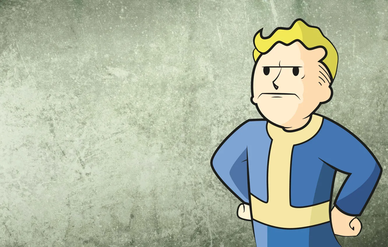 Фото обои Fallout, Game, Bethesda, Vault Boy, Softworks