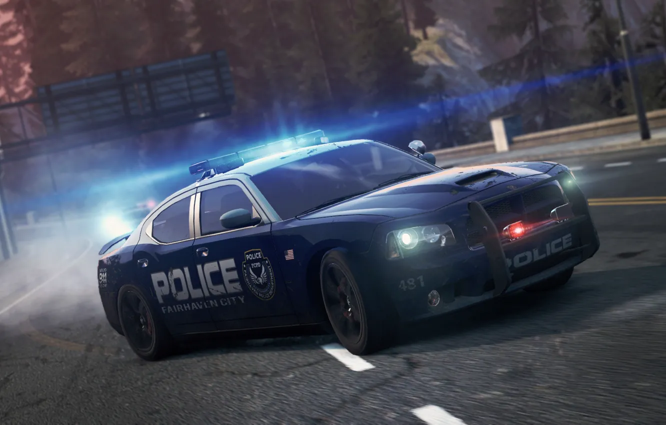 Фото обои Dodge, SRT8, NFS, 2012, Charger, police, Need for speed, Most wanted