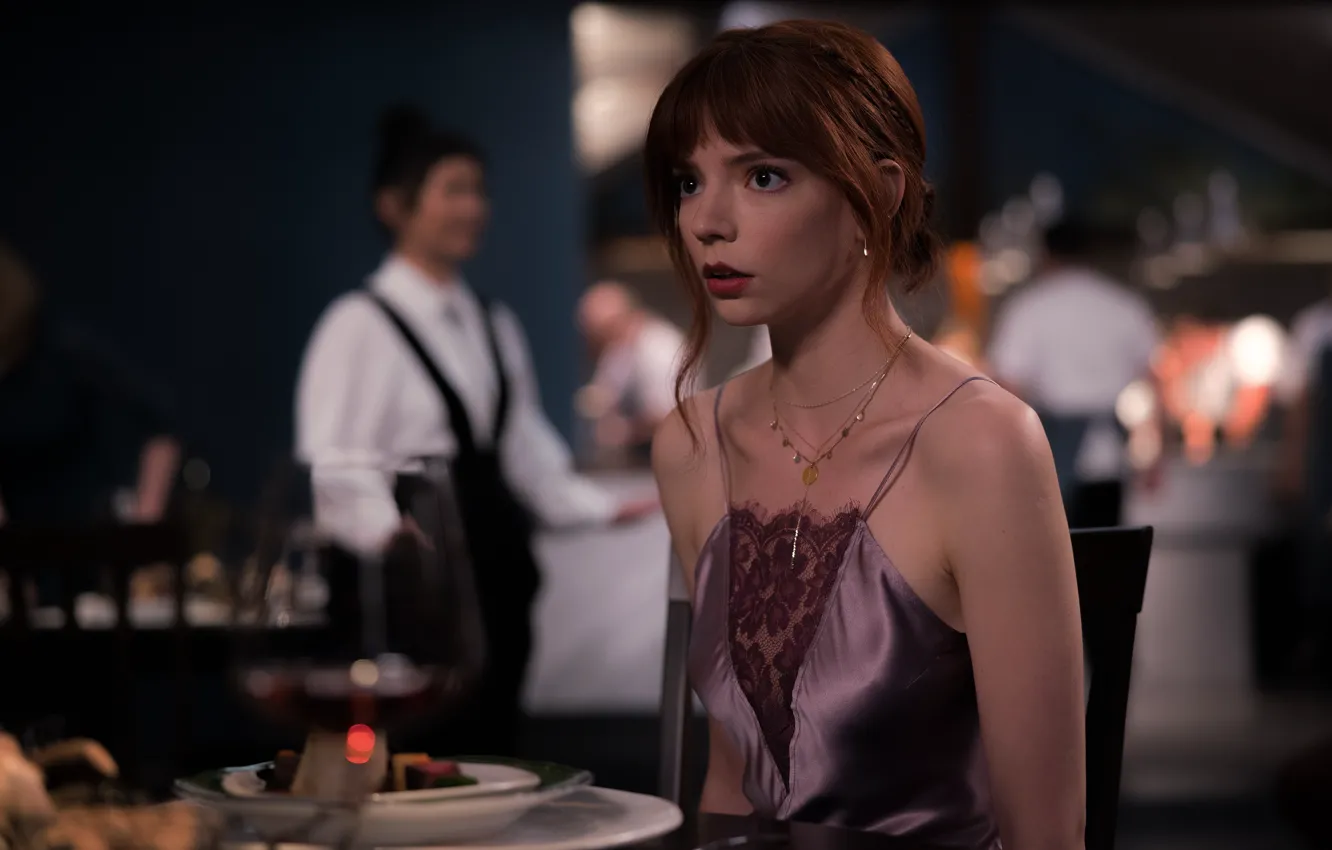 Фото обои girl, redhead, Anya Taylor-Joy, The Menu