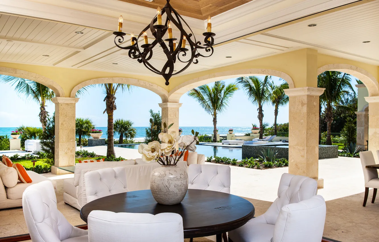Фото обои ocean, home, luxury, terrace