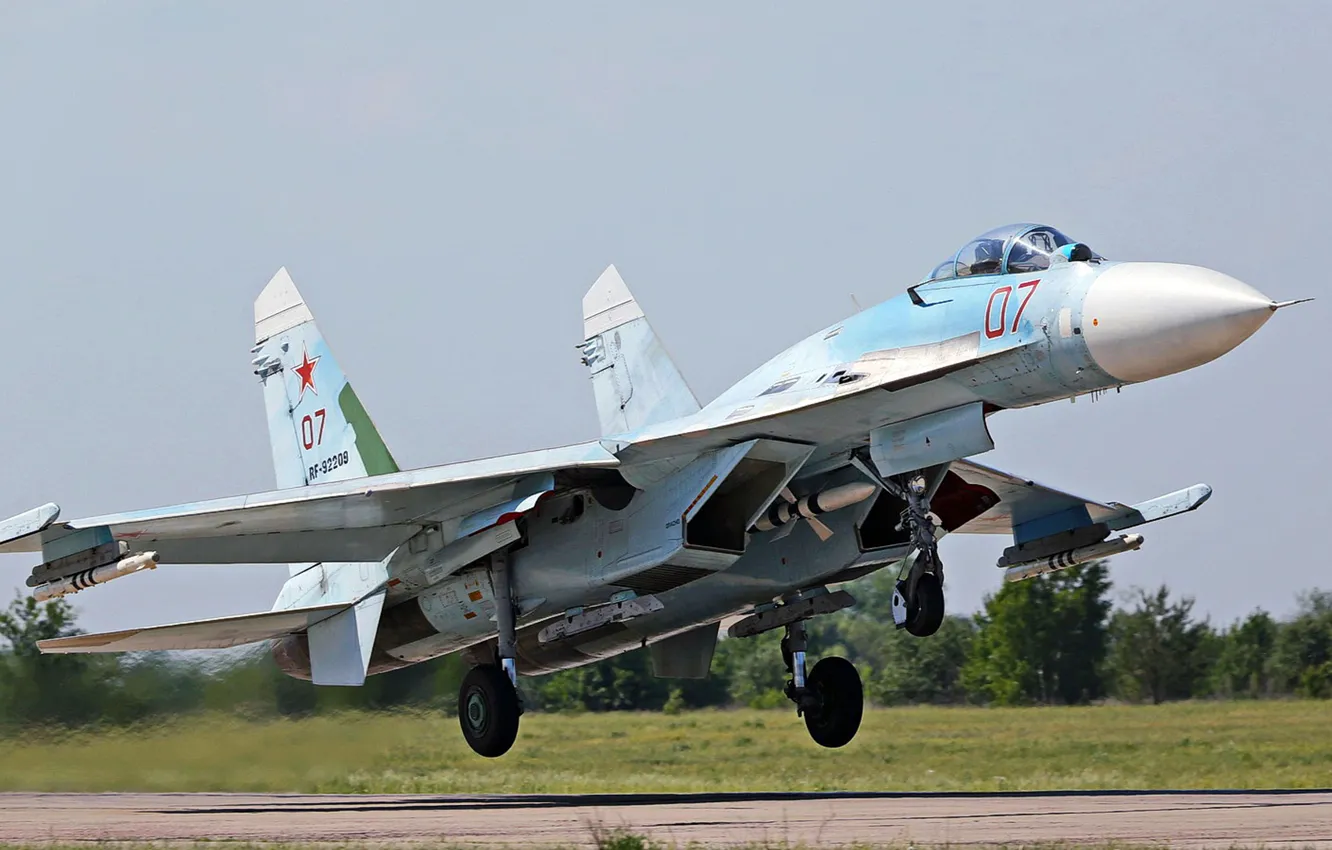 Фото обои Flanker, Су-27, ОКБ Сухого, ВВС России