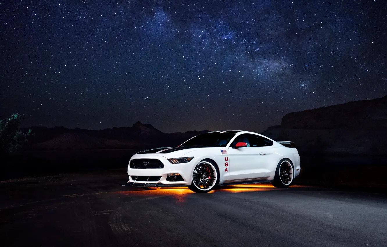 Фото обои Mustang, Ford, мустанг, форд, 2015, Apollo Edition