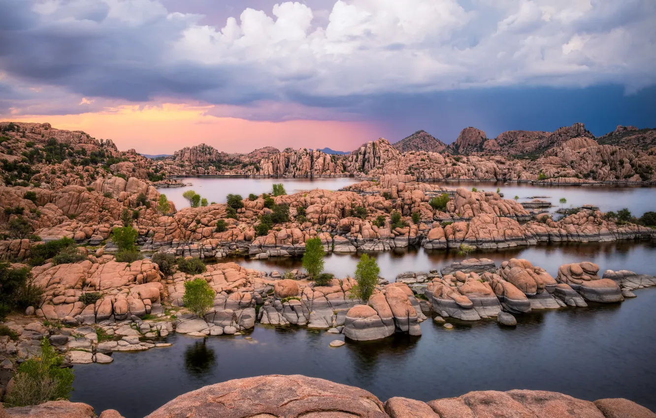 Фото обои природа, Prescott, Watson Lake