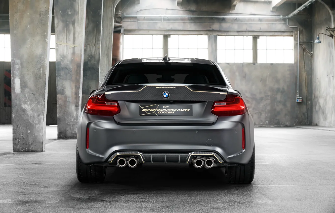 Фото обои Concept, вид сзади, 2018, BMW M2, M2 M Performance Parts Concept, M Performance Parts