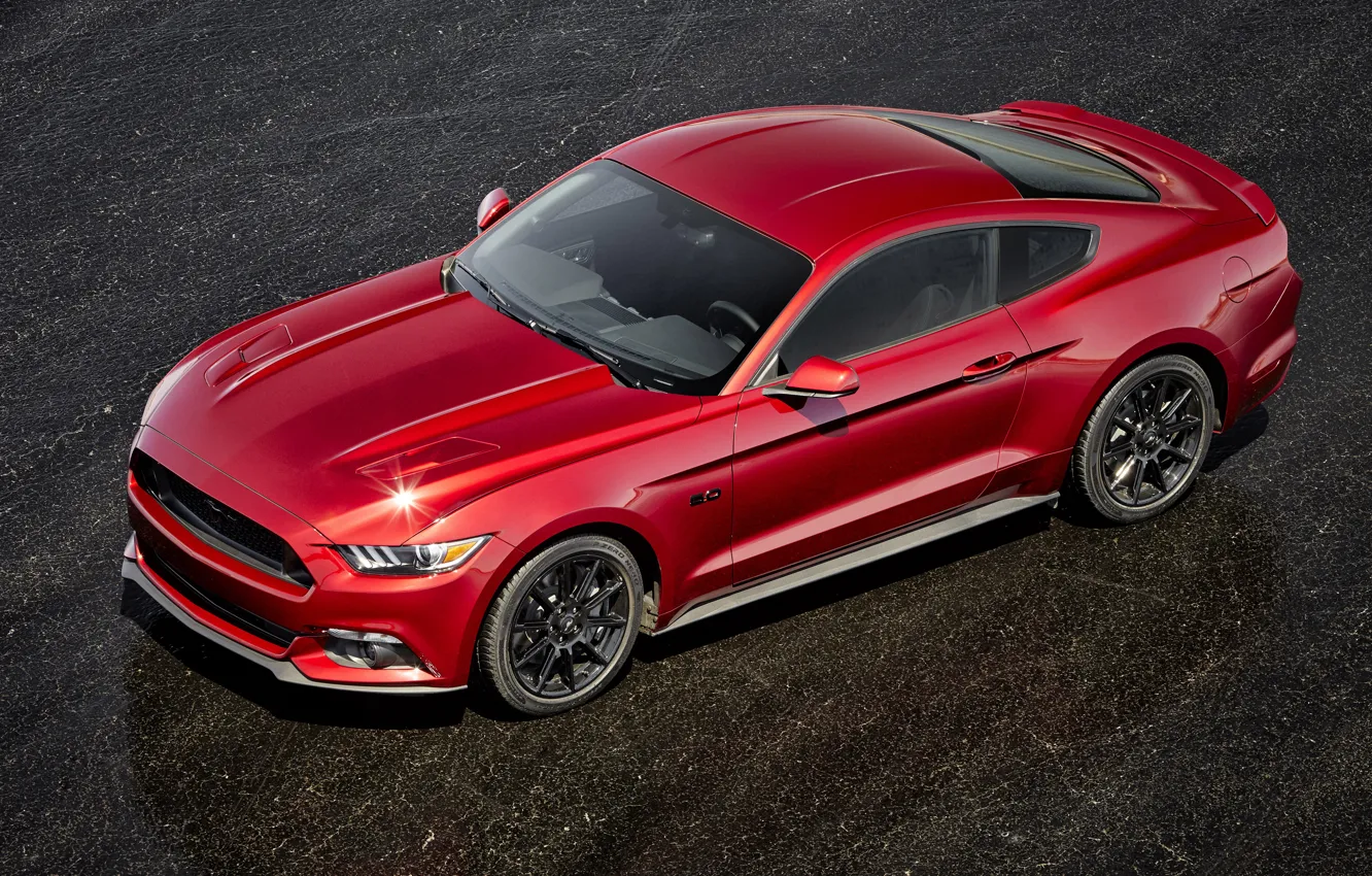 Фото обои Mustang, Ford, мустанг, форд, 2015, Black Accent