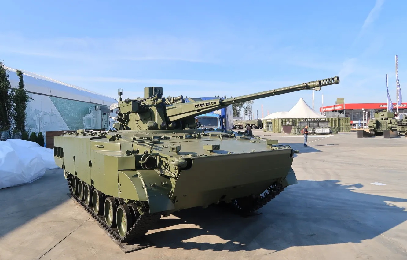 Фото обои бронетехника, Армия России, Деривация-ПВО, 2С38, 57-мм автоматическая пушка, самоходный зенитный артиллерийский комплекс