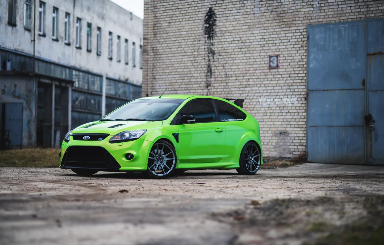 Фото обои Ford, Focus, Green