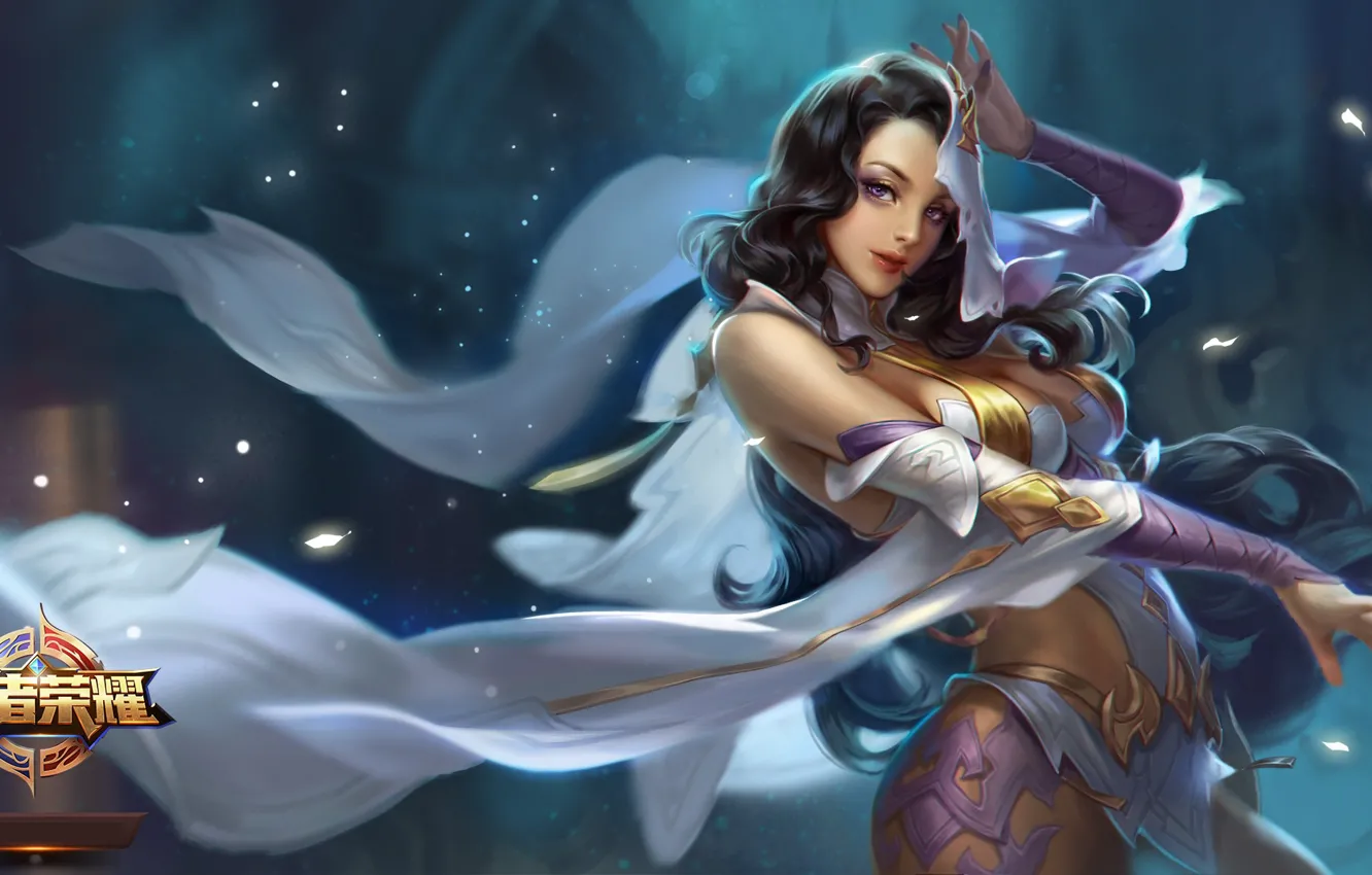 Фото обои девушка, игра, красавица, King of Glory, Король славы