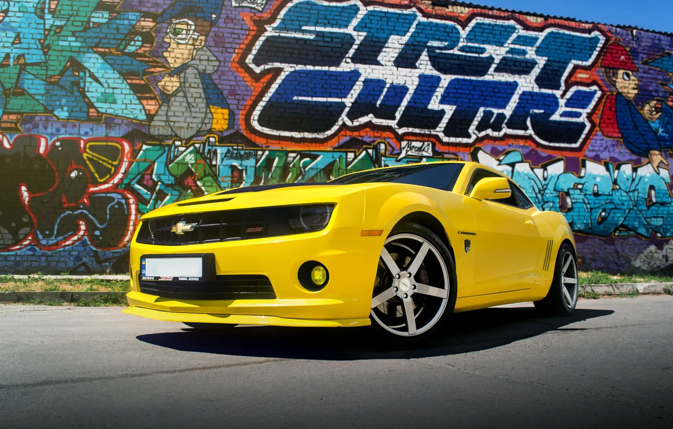 Фото обои Chevrolet, Muscle, Camaro, Car, Yellow