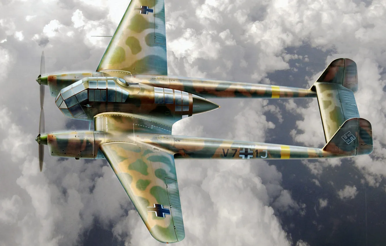 Фото обои aircraft, war, airplane, aviation, ww2, dogfight, german aircraft
