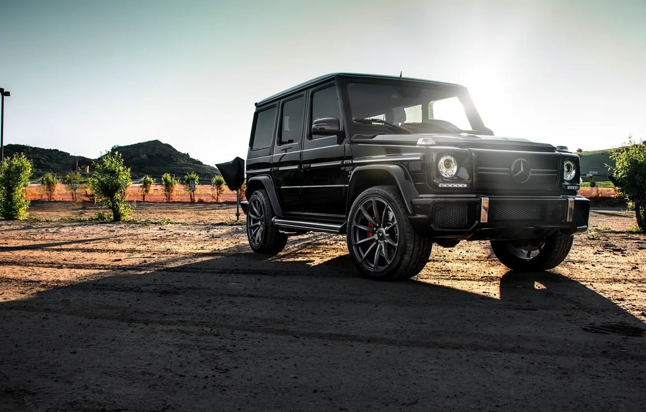 Фото обои Mercedes-Benz, мерседес, AMG, гелендваген, G-Class, 2015, G 63