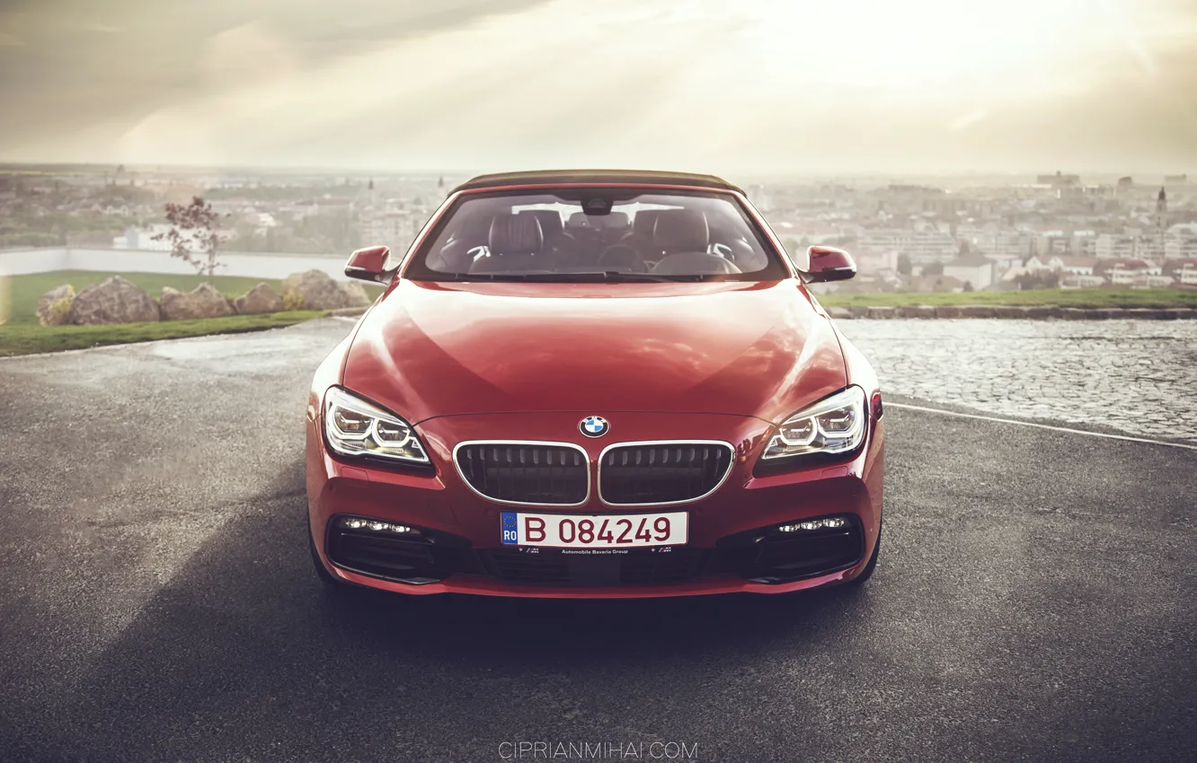 Фото обои car, bmw, red, cabrio, Ciprian Mihai, 640