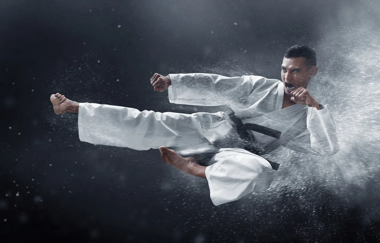 Фото обои power, man, master, position, martial