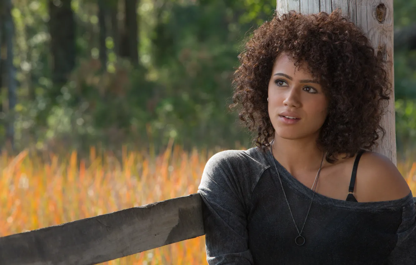 Фото обои девушка, локоны, Ramsey, Форсаж 7, Nathalie Emmanuel