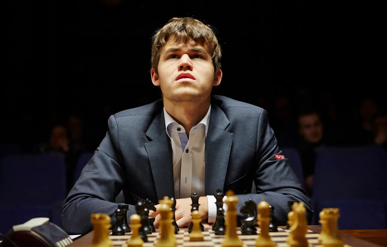 Фото обои игра, шахматы, game, chess, champion, Magnus Carlsen