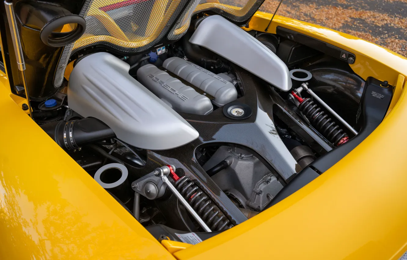 Фото обои Porsche, Porsche Carrera GT, engine