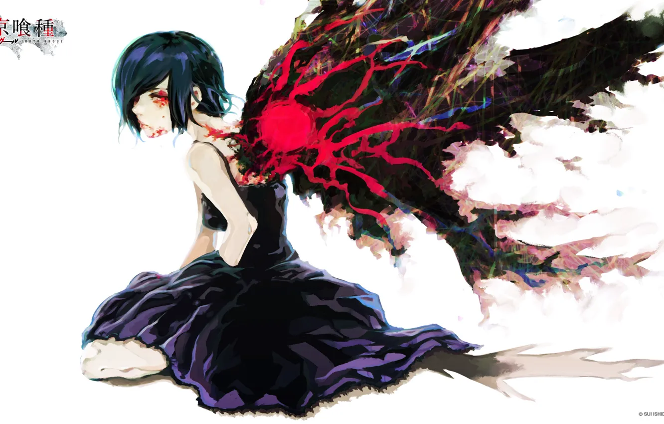 Фото обои Tokyo Ghoul, Токийский Гуль, Ghoul, Touka Kirishima