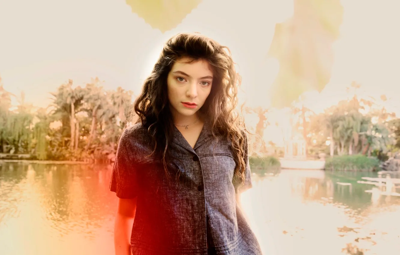 Фото обои Лорд, Lorde, новозеландская певица, Coachella, музыкальный фестиваль