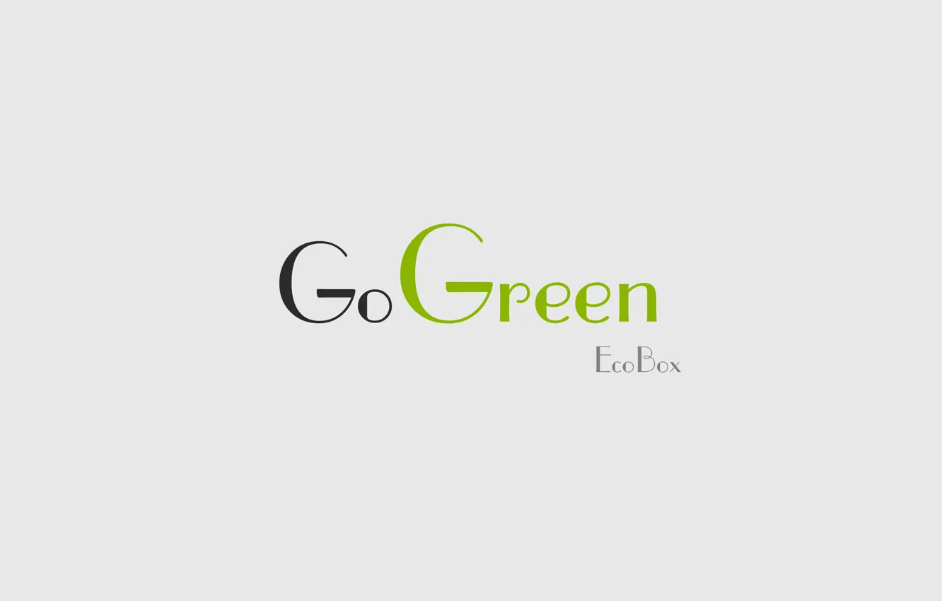 Фото обои Green, ecology, EcoBox