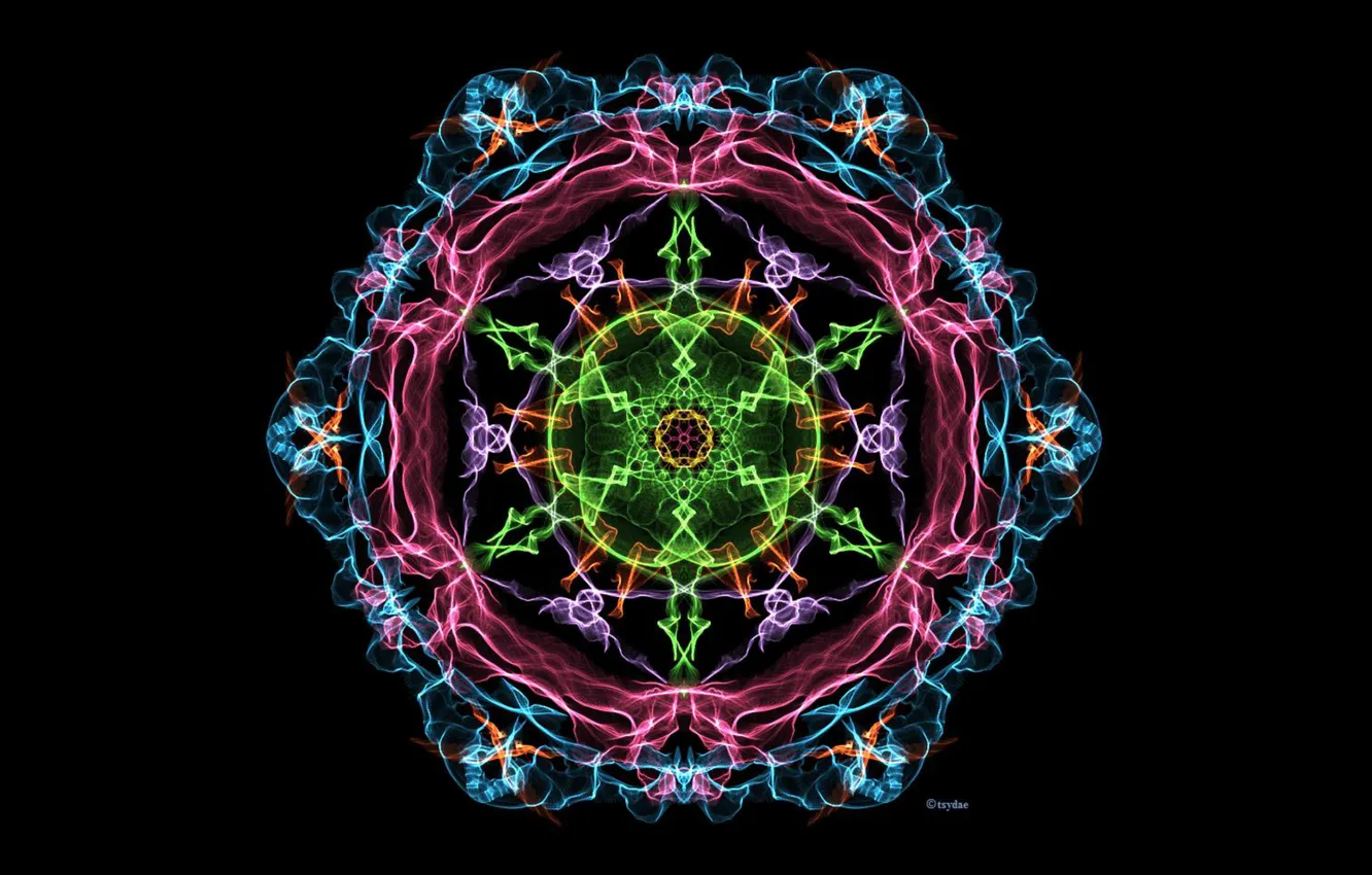 Фото обои abstract, fractal, Kaleidoscope