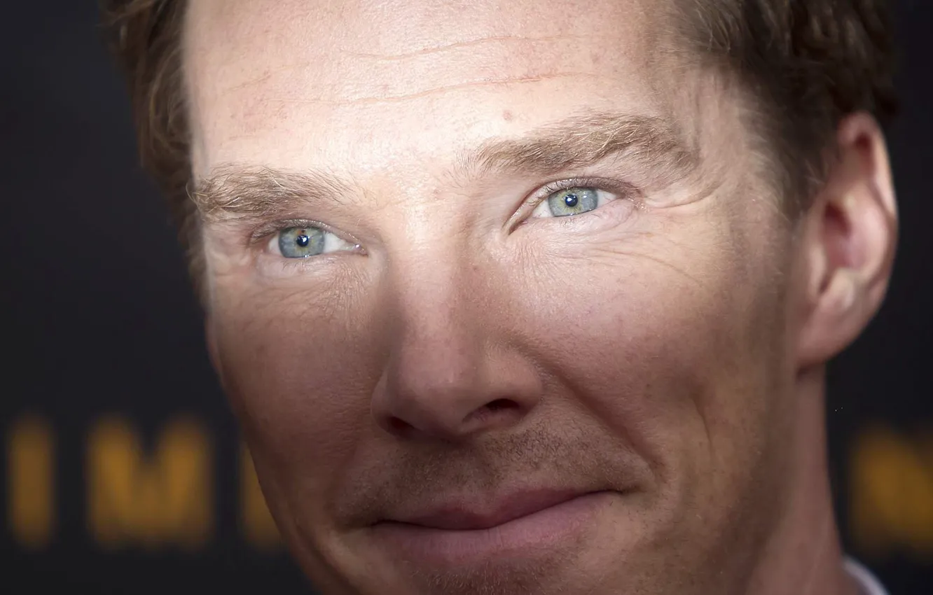 Фото обои глаза, взгляд, лицо, улыбка, актёр, Бенедикт Камбербэтч, Benedict Cumberbatch, британский актер