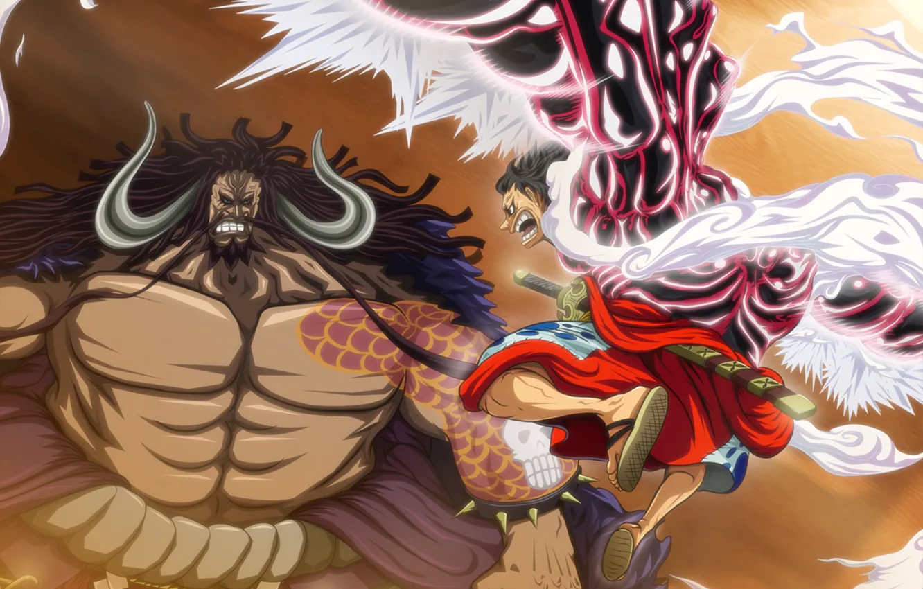 Фото обои One Piece, anime, fight, captain, asian, manga, oriental, asiatic